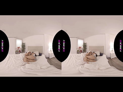 ❤️ PORNBCN VR Dua lesbian muda bangun miang dalam realiti maya 4K 180 3D Geneva Bellucci Katrina Moreno lucah super pada kami